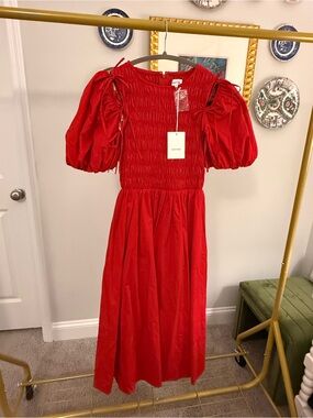 Aureum Smocked Dress